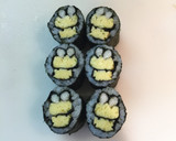 寿司型・模様巻き(玉子のカエルちゃん)作り方10写真