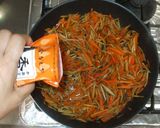 生姜のきんぴらごぼう♪簡単フライパンで作り方10写真