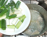 鶏もも肉と長ネギのスープ♪簡単作り方7写真