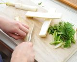 まるごとうどのペペロンチーノ風きんぴら作り方3写真