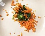 離乳食後期！野菜入ふわふわオムレツ作り方1写真