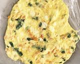 離乳食後期！野菜入ふわふわオムレツ作り方3写真