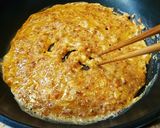 我が家の煎り卵ごはん作り方1写真