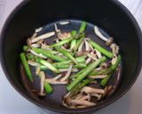 海老とアスパラのチーズクリームパスタ☆作り方4写真
