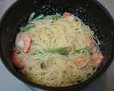 海老とアスパラのチーズクリームパスタ☆作り方8写真