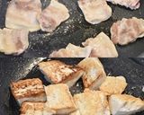 豚バラ豆腐とにらのうま塩炒め作り方2写真
