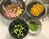 簡単☆お豆のコロコロサラダ作り方2写真