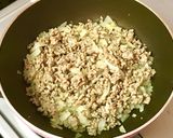 タッカルビソースで旨辛ミートソースパスタ作り方2写真