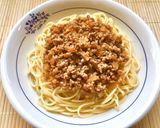 タッカルビソースで旨辛ミートソースパスタ作り方5写真