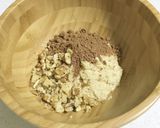 糖質オフ しっとり 胡桃ココア蒸しパン作り方3写真