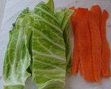 きゃべつと人参の豚巻きwith黄身ソース作り方3写真