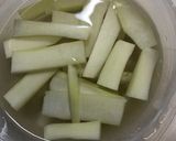 うどのポン酢クリームチーズのせ作り方3写真