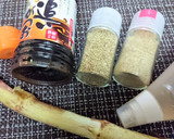 旬★簡単★Ｗごま★５分【ウドの胡麻和え】作り方1写真