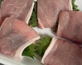 冷凍可！梅チーズ大葉カツ作り方1写真