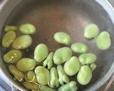 空豆とチーズのレモンサラダ作り方1写真