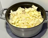 野菜とハムのパスタスープ作り方3写真