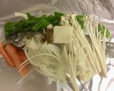 ニジマスのフキ味噌バターホイル焼き作り方3写真