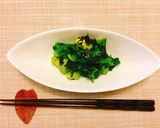 菜の花とアボカド☆ちょっと韓国風作り方4写真