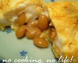 ごまだれで？ふわふわナッツ納豆オムレツ♡作り方4写真