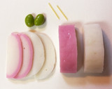 【簡単】キャラ弁 おかず かまぼこ薔薇作り方1写真
