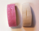 【簡単】キャラ弁 おかず かまぼこ薔薇作り方2写真