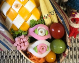 【簡単】キャラ弁 おかず かまぼこ薔薇作り方9写真