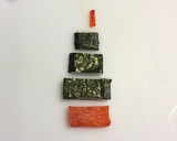 寿司型・模様巻き(パプリカで豪華客船)作り方3写真