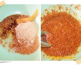 菜花の白味噌の白和え☆ドライフルーツ入り作り方2写真
