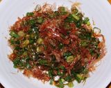 冷やし蕎麦（乾麺）・ごま油とかつお醤油味作り方2写真