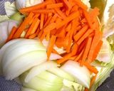 簡単★豚しゃぶのゴマだれ温野菜サラダ♬作り方1写真