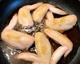 フライパンで手羽先の旨うま甘辛煮♪作り方2写真