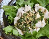 しゃぶしゃぶ鶏の香味中華風サラダ作り方3写真