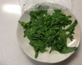 小松菜の花と海苔の胡麻和え作り方12写真