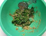 小松菜の花と海苔の胡麻和え作り方14写真