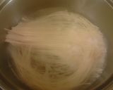 簡単昼食　レタスとそうめんの冷やし中華風作り方1写真