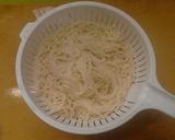簡単昼食　レタスとそうめんの冷やし中華風作り方4写真