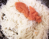たらこがしっとり♡たらこパスタ風しらたき作り方5写真