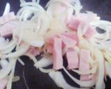 激ﾍﾙｼｰなﾁｰｽﾞ味のｶﾙﾎﾞｿｰｽ作り方5写真