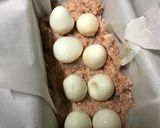 かぼちゃと鶉の卵のミートローフ作り方6写真