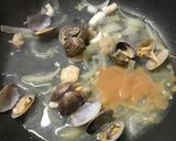 菜の花と魚介の味噌バターソースパスタ作り方6写真