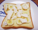 バナナとクリームチーズのホットサンド作り方1写真
