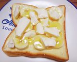 バナナとクリームチーズのホットサンド作り方2写真