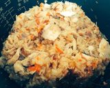 お食い初めの残り物で。鯛の炊き込みご飯！作り方11写真