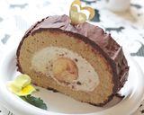 思いっきりチョコっ！バナナのロールケーキ作り方43写真