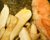 鮭とキノコのバター＆しょう油焼き作り方4写真