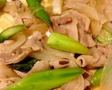 新玉とアスパラの豚バラさっぱり炒め作り方5写真