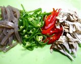 ダイエット！こんにゃく舞茸の甘辛炒め作り方1写真