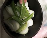 時短♪スナップえんどうと新玉ねぎの塩麹煮作り方3写真