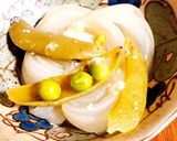 時短♪スナップえんどうと新玉ねぎの塩麹煮作り方6写真