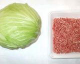 蒸しロールキャベツ♪簡単作り方1写真